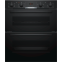NBS533BB0B Bosch Series 4 NBS533BB0B Built-Under Electric Double Oven - Black 