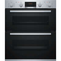 Bosch Series 4 Built-Under Electric Double Oven - Stainless Steel