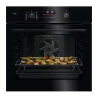 AEG 6000 Series NBS6P521AB Self-Cleaning Electric Single Oven - Black