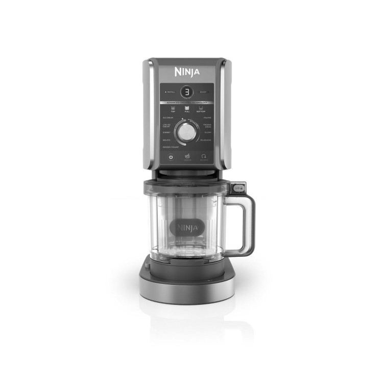 Ninja CREAMi NC501UK Deluxe 10-in-1 Ice Cream & Frozen Drink Maker  Black  Homemade Ice Cream Sorbet & Smoothies
