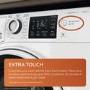 Refurbished Hotpoint Anti-stain NDB9635BSUK Freestanding 9/6KG 1400 Spin Washer Dryer Black