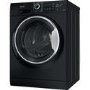 Refurbished Hotpoint Anti-stain NDB9635BSUK Freestanding 9/6KG 1400 Spin Washer Dryer Black