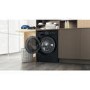 Refurbished Hotpoint Anti-stain NDB9635BSUK Freestanding 9/6KG 1400 Spin Washer Dryer Black