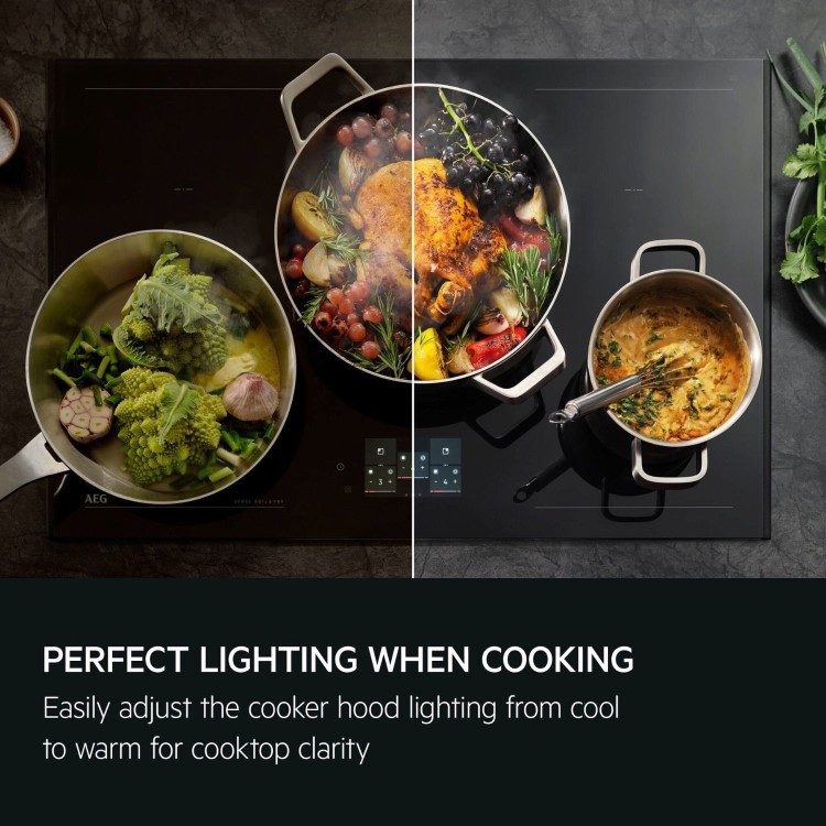 AEG 7000 Series 90cm Ceiling Extractor Cooker Hood - Matt Black