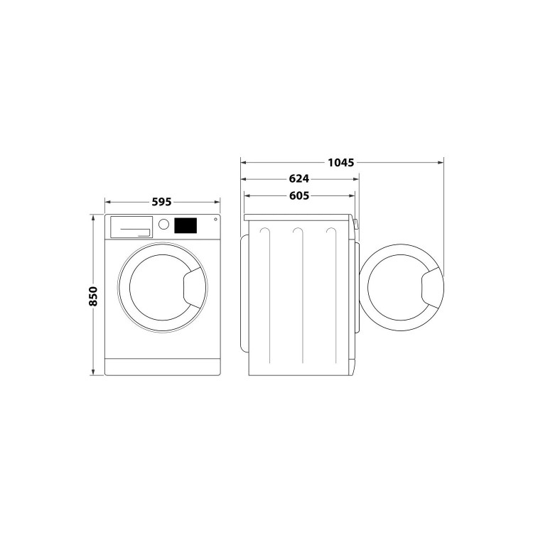 Hotpoint ActiveCare 10kg Wash 7kg Dry 1400rpm Washer Dryer - Graphite