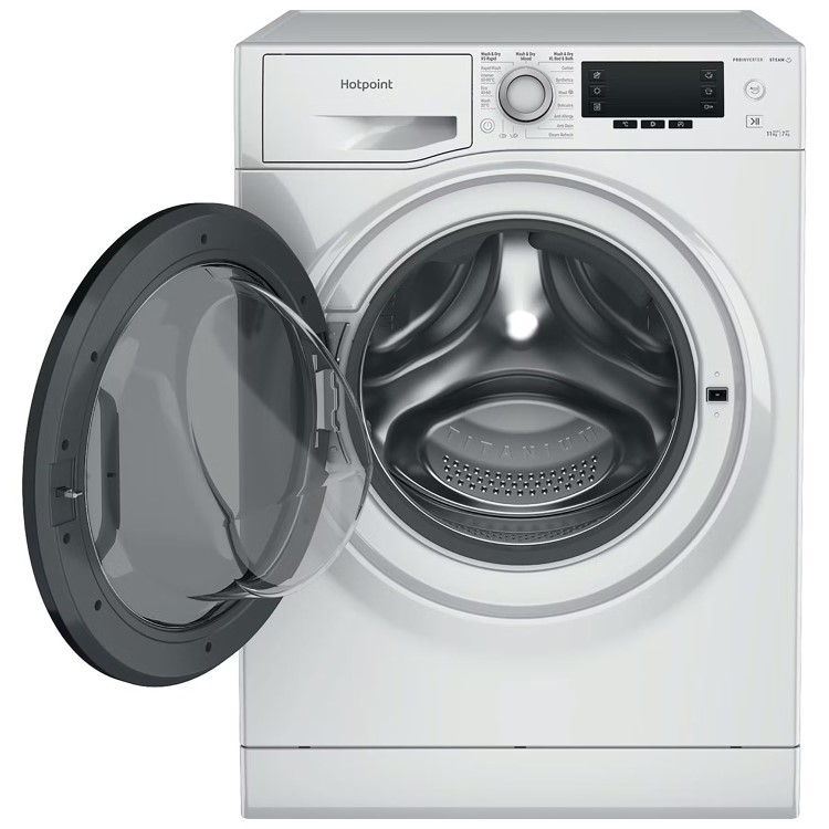 Refurbished Hotpoint ActiveCare NDD11726DAUK Freestanding 11/7KG 1400 Spin Washer Dryer White