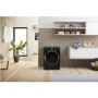 Refurbished Hotpoint RD966JKDUKN Freestanding 9/6KG 1600 Spin Washer Dryer Black