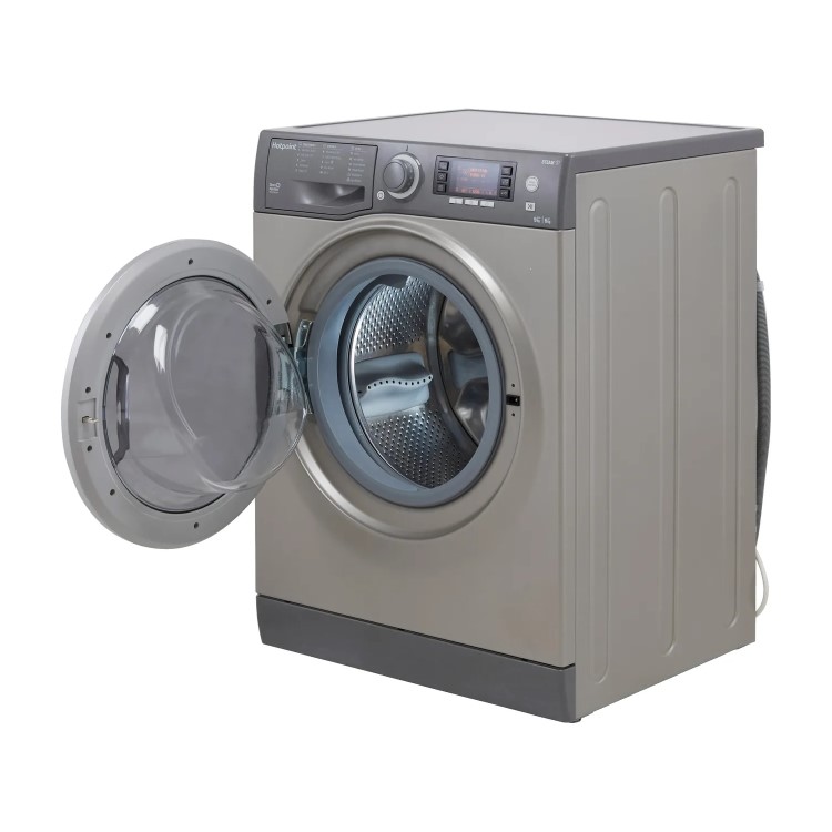 Refurbished Hotpoint Ultima S RD966JGDUKN Freestanding 9/6KG 1600 Spin Washer Dryer Graphite