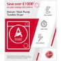 Refurbished Hoover H-Dry 500 NDEH11A2TCEXM-80 Freestanding Heat Pump 11KG Tumble Dryer White