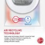 Refurbished Hoover H-Dry 500 NDEH11A2TCEXM-80 Freestanding Heat Pump 11KG Tumble Dryer White