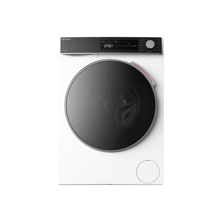Refurbished Sharp NDH0144WC-EN Freestanding 10/6KG 1400 Spin Washer Dryer White
