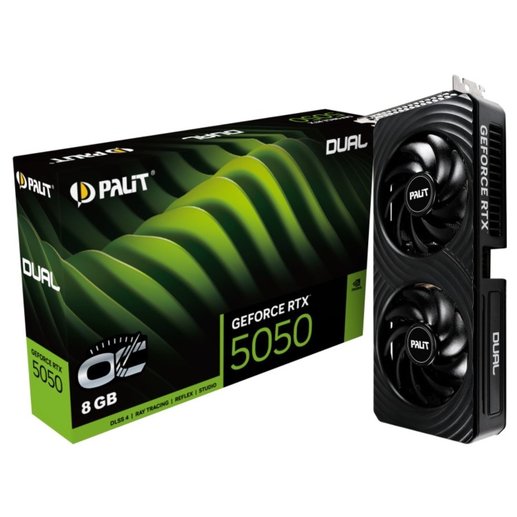 Palit GeForce RTX™ 5050 Dual OC 8GB GDDR6 Graphics Card