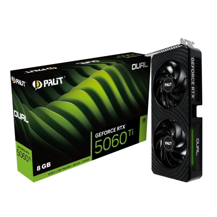 Palit GeForce RTX™ 5060 Ti Dual 8GB GDDR7 Graphics Card