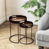 Tray Top Nesting Tables in Bronze - Set of 2 - Nea