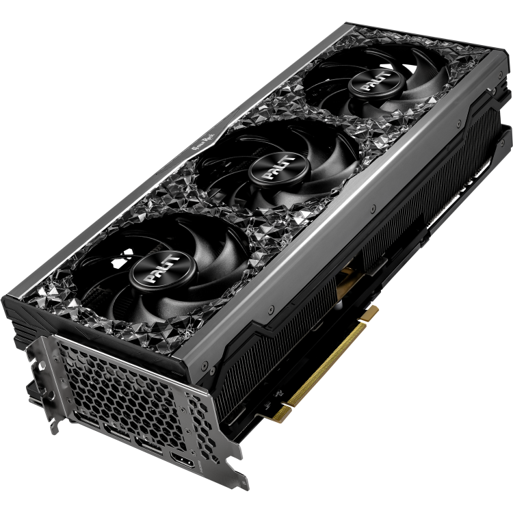 Box Opened Palit RTX 4080 GameRock OmniBlack 16GB 2505MHz GDDR6X Graphics Card