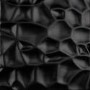 Large Black Textured Solid Mango Wood Sideboard - Neesha