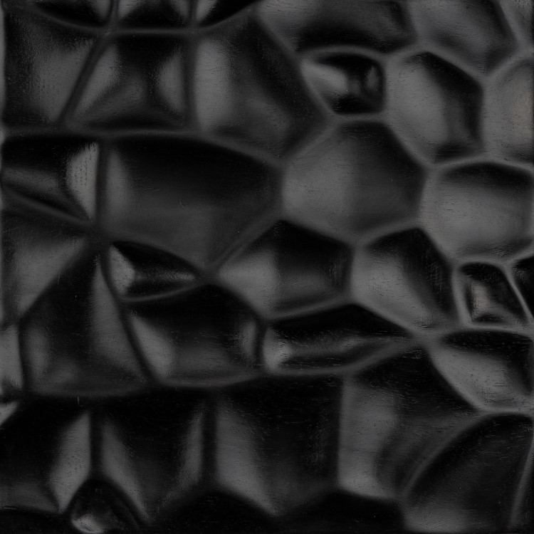 Large Black Textured Solid Mango Wood Sideboard - Neesha