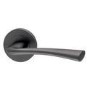 Internal Satin Black Lever Fire Door Handle with Latch and Hinges Pack - 75mm Latch - Neva - XL Joinery