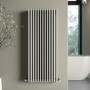 Beige Vertical Double Panel Radiator 1200 x 500mm - Nevada