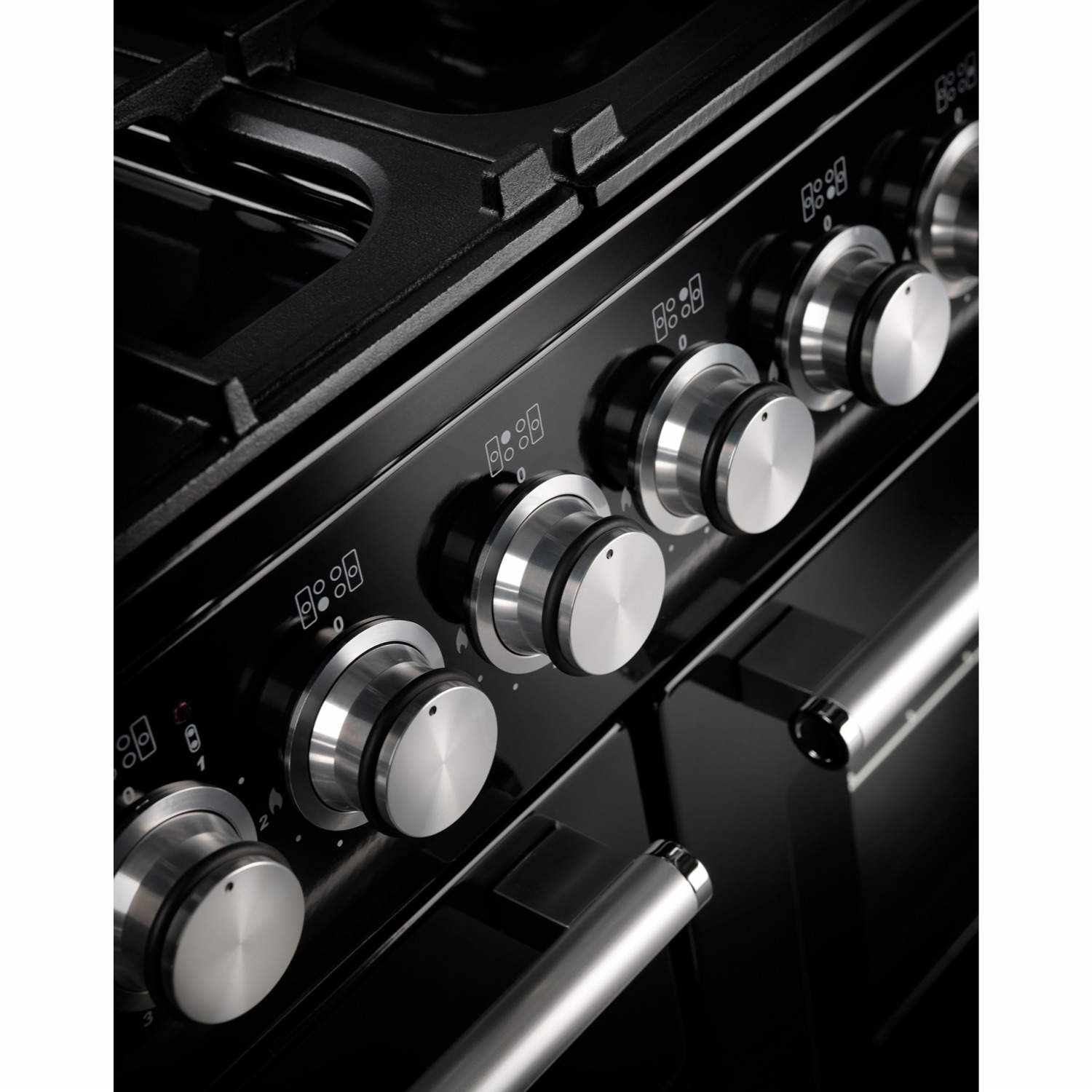 Rangemaster Nexus 110cm Dual Fuel Range Cooker Black BuyItDirect.ie