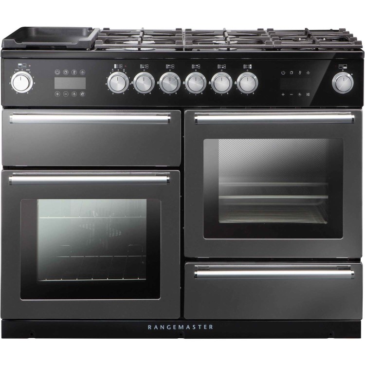 Rangemaster Nexus Steam 110cm Dual Fuel Range Cooker - Slate Grey
