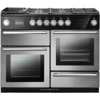 Rangemaster Nexus Steam 110cm Dual Fuel Range Cooker - Stainless Steel