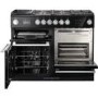 Rangemaster Nexus Steam 110cm Dual Fuel Range Cooker - Black