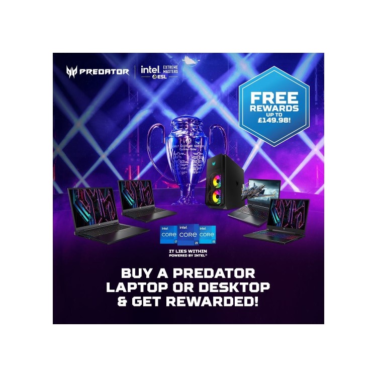 Refurbished Acer Predator Helios 300 Intel Core i7 16GB 1TB RTX 3080 165Hz 15.6 Inch Windows 11 Gaming Laptop