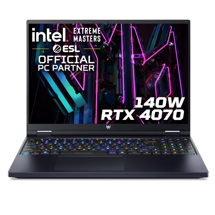 Acer Predator Helios 16 Intel Core i9 16GB RAM 1TB SSD RTX 4070 240Hz 16 Inch Windows 11 Gaming Laptop