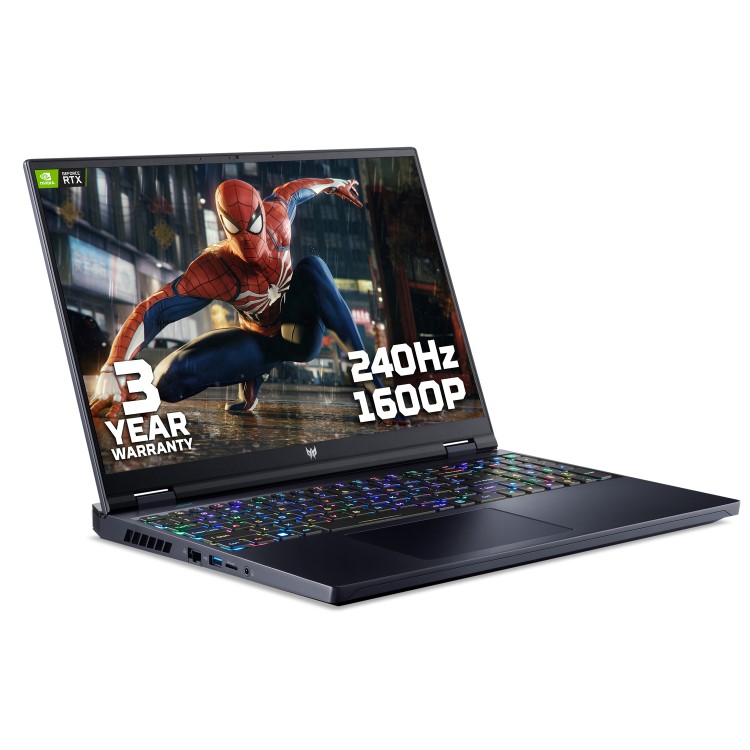 Acer Predator Helios 16 Intel Core i9 16GB RAM 1TB SSD RTX 4070 240Hz 16 Inch Windows 11 Gaming Laptop