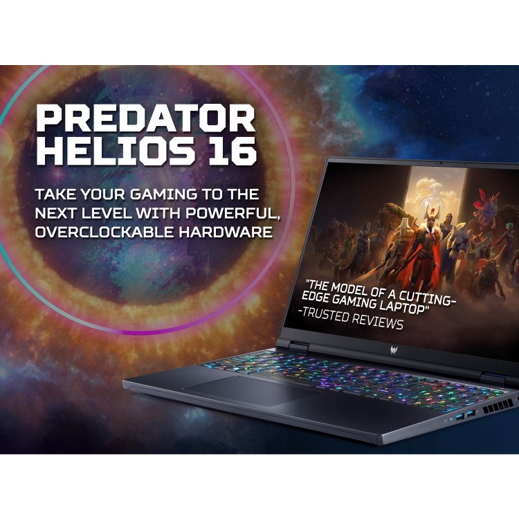 Acer Predator Helios 16 Intel Core i9 16GB RAM 1TB SSD RTX 4070 240Hz 16 Inch Windows 11 Gaming Laptop