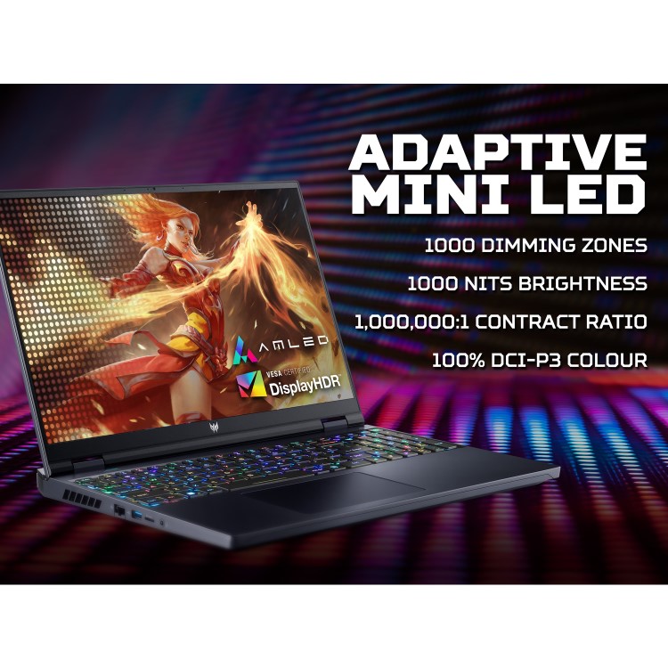 Acer Predator Helios 16 Intel Core i9 16GB RAM 1TB SSD RTX 4070 240Hz 16 Inch Windows 11 Gaming Laptop