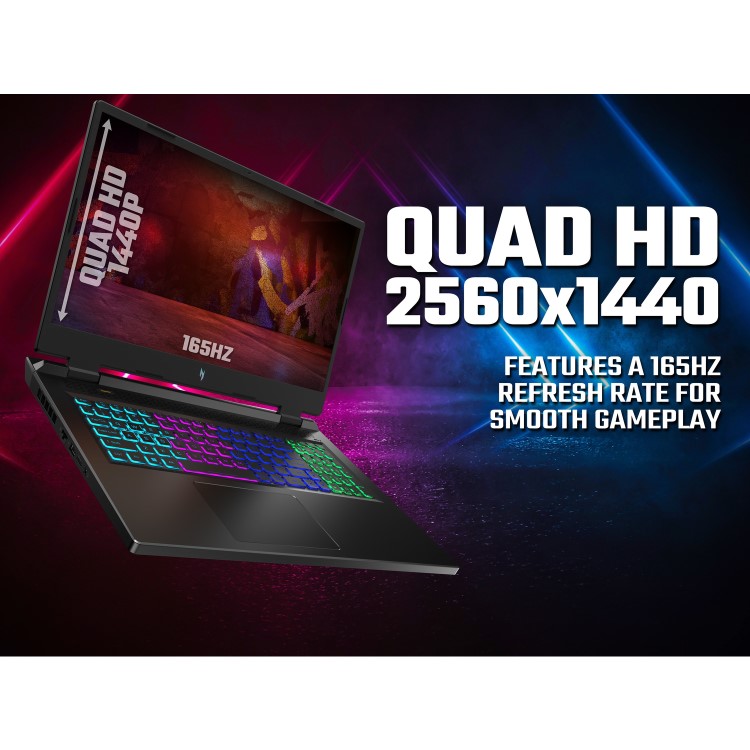 Acer Nitro 17 AN17-51 Intel Core i7 16GB 1TB RTX 4060 165Hz 17.3 Inch QHD Windows 11 Gaming Laptop