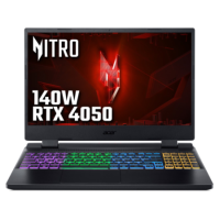 Acer Nitro 5 Core i7 16GB 512GB RTX 4050 144Hz FHD 15.6 Inch Windows 11 Gaming Laptop Acer Nitro 5 Core i7 16GB 512GB RTX 4050 144Hz FHD 15.6 Inch Windows 11 Gaming Laptop