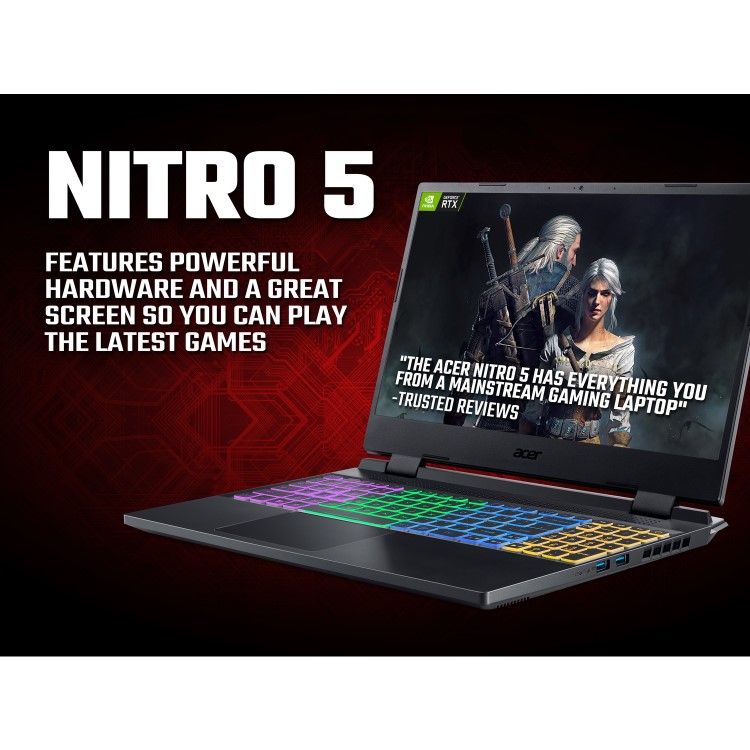 Acer Nitro 5 Core i7 16GB 512GB RTX 4050 144Hz FHD 15.6 Inch Windows 11 Gaming Laptop