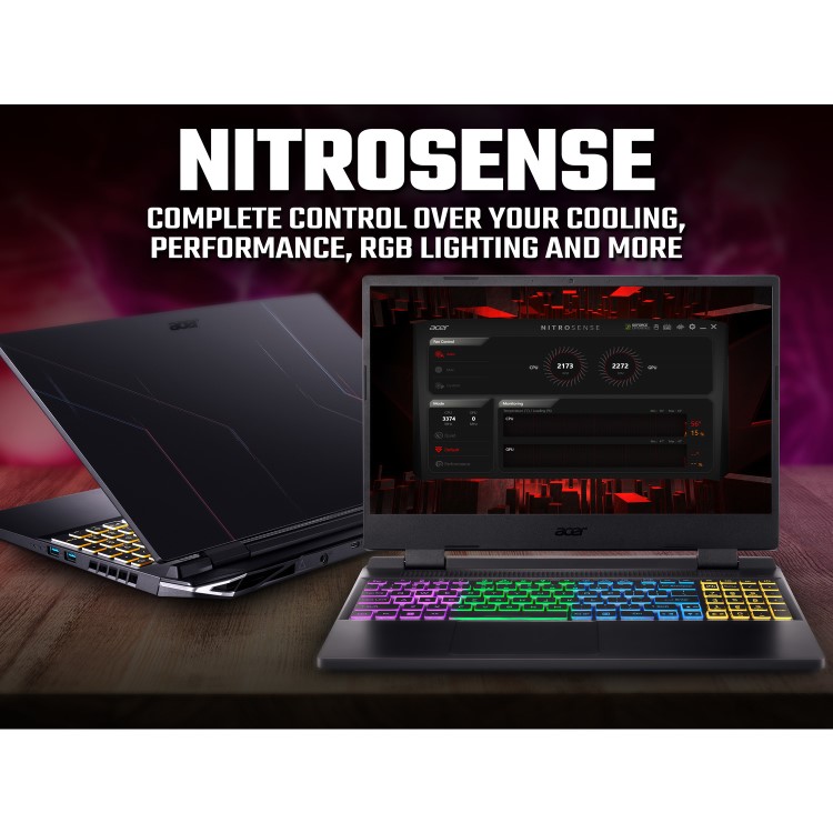 Acer Nitro 5 AN515-58 Intel Core i7 16GB iTB RTX 4060 165HZ QHD 15.6 Inch Windows 11 Gaming Laptop