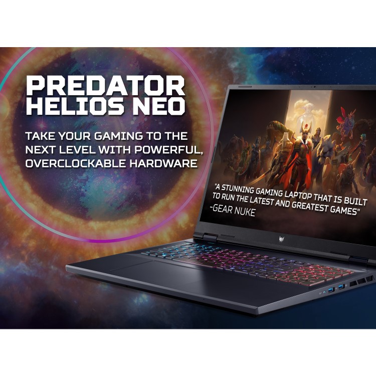 Acer Predator Helios Neo 18 Intel Core i7 16GB RAM 1TB SSD RTX 4070 240Hz 18 Inch Windows 11 Gaming Laptop