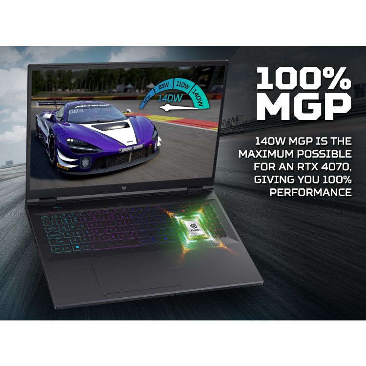 Acer Predator Helios Neo 18 Intel Core i7 16GB RAM 1TB SSD RTX 4070 240Hz 18 Inch Windows 11 Gaming Laptop