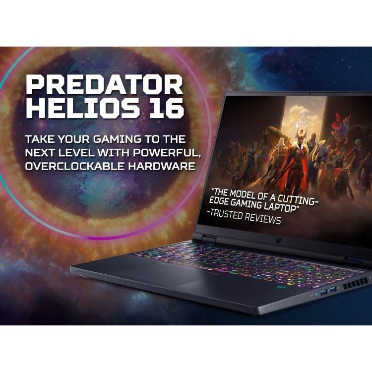 Acer Predator Helios 16 Intel Core i9 32GB RAM 1TB SSD RTX 4080 250Hz 16 Inch Windows 11 Gaming Laptop