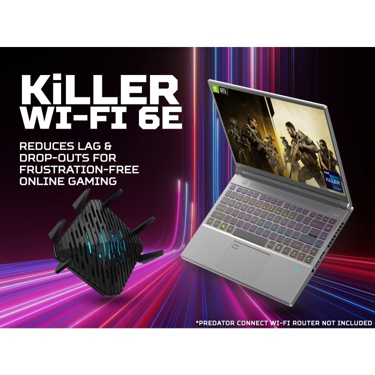 Acer Predator Triton 14 PT14-51 Intel Core i7 32GB RAM 1TB SSD RTX 4070 250Hz 14 Inch Windows 11 Gaming Laptop
