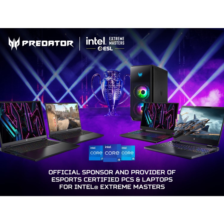 Acer Predator Triton 14 PT14-51 Intel Core i7 32GB RAM 1TB SSD RTX 4070 250Hz 14 Inch Windows 11 Gaming Laptop