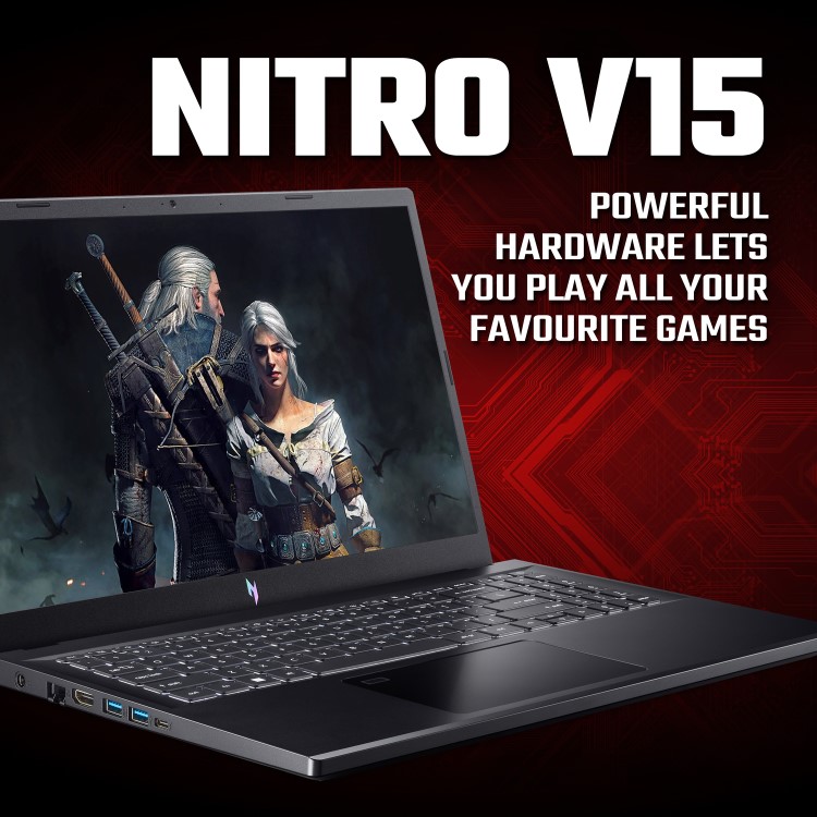 Acer Nitro V 15 Intel Core i7 16GB RAM 512GB SSD RTX 4060 144Hz 15.6 Inch Windows 11 Gaming Laptop