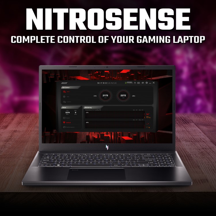 Acer Nitro V 15 Intel Core i7 16GB RAM 512GB SSD RTX 4060 144Hz 15.6 Inch Windows 11 Gaming Laptop