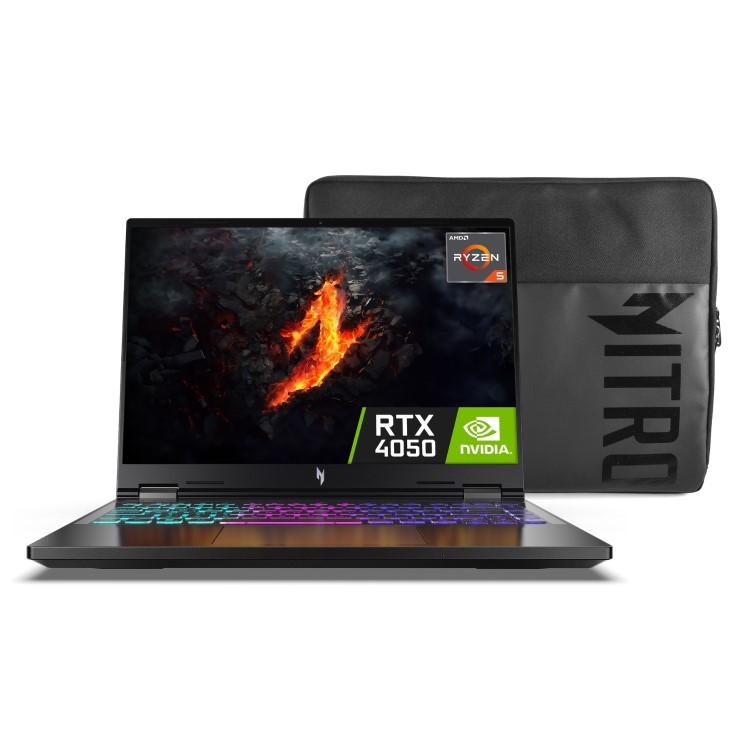 Acer Nitro 14 AMD Ryzen 5 16GB RAM 512GB SSD RTX 4050 120Hz 14.5 Inch Windows 11 Gaming Laptop