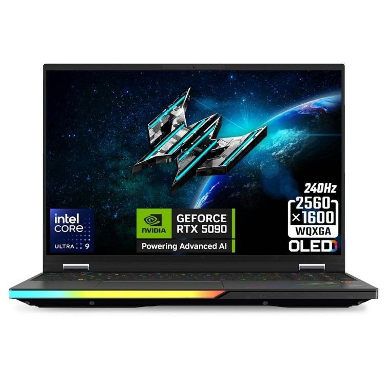 Acer Predator Intel Core Ultra 9 64GB RAM 1TB SSD RTX 5090 240Hz 16 Inch Windows 11 Gaming Laptop