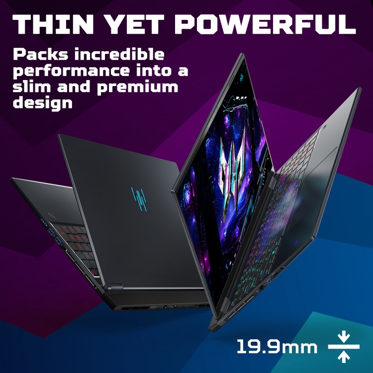 Acer Predator Helios Neo 16s Ai Intel Core Ultra 9 32GB RAM 1TB SSD GeForce RTX 5070 Ti 240Hz 16 Inch Windows 11 Laptop