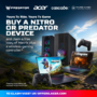 Acer Predator Helios Neo 18 AI Predator Core Ultra 9 16GB RAM 1TB SSD NVIDIA 240Hz 18 Inch Windows 11 Gaming Laptop