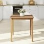Square Oak Dining Table - Seats 4 - New Haven