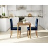 Square Oak Dining Table - Seats 4 - New Haven