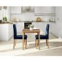 Square Oak Dining Table - Seats 4 - New Haven